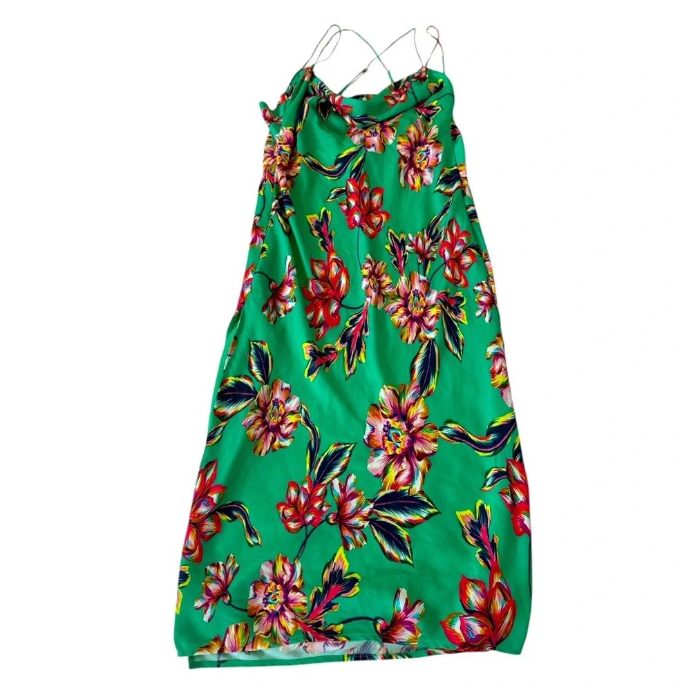 Michael Costello X Revolve Bentley Dress in Green Floral - Picture 7 of 11